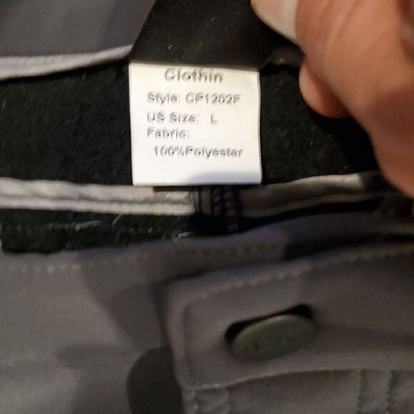 Mens Clothin insulated Ski pants LARGE - Picture 3 of 4